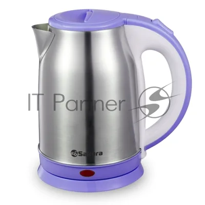 Чайник электрический Sakura SA-2147P 1.8 л, нерж+фиолет д