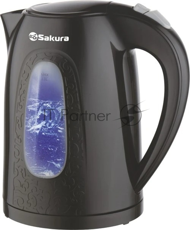 Чайник электрический Sakura SA-2345BK 2 л, черн д