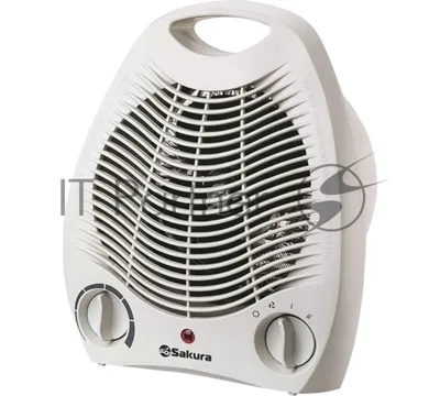 Тепловентилятор Sakura SA-0500W, белый, 2000 Вт, 25 м2, термостат