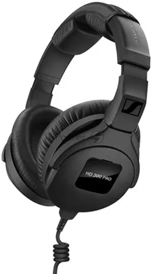 Проводные наушники Sennheiser HD 300 PRO черный, полноразмерные, Jack 3.5 мм