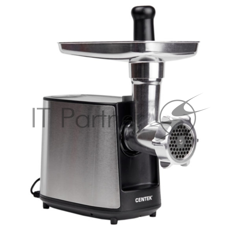 Мясорубка электрическая Centek CT-1617 Juice серебристый, 2000 Вт, 2.0 кг/мин, реверс, защита от перегрузки, насадки - 5