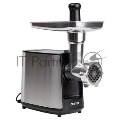 Мясорубка электрическая Centek CT-1617 Juice серебристый, 2000 Вт, 2.0 кг/мин, реверс, защита от перегрузки, насадки - 5