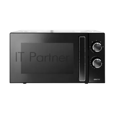 Микроволновая печь Centek CT-1560 черный, 20 л, 700 Вт, переключатели - поворотный механизм