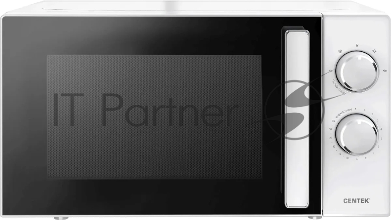 Микроволновая печь Centek CT-1560 белый, 20 л, 700 Вт, переключатели - поворотный механизм