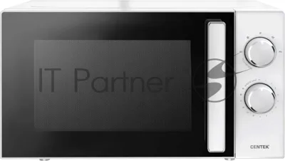 Микроволновая печь Centek CT-1560 белый, 20 л, 700 Вт, переключатели - поворотный механизм