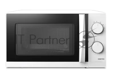 Микроволновая печь Centek CT-1571 белый, 20 л, 700 Вт, переключатели - поворотный механизм