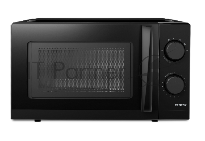 Микроволновая печь Centek CT-1571 черный, 20 л, 700 Вт, переключатели - поворотный механизм
