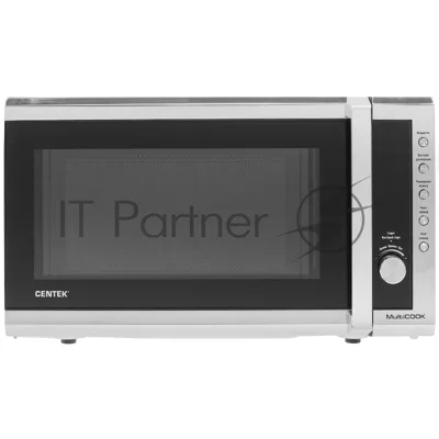 Микроволновая печь Centek CT-1582 нержавеющая сталь, 20 л, 700 Вт, переключатели - кнопки, поворотный механизм