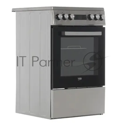 Плита электрическая Beko FSM57300GX черный, конфорок 4 шт, духовка 55 л, 50 см x 85 см x 60 см
