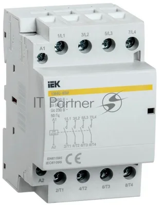 Контактор модульный КМ40-40М AC/DC IEK MKK21-40-40 IEK