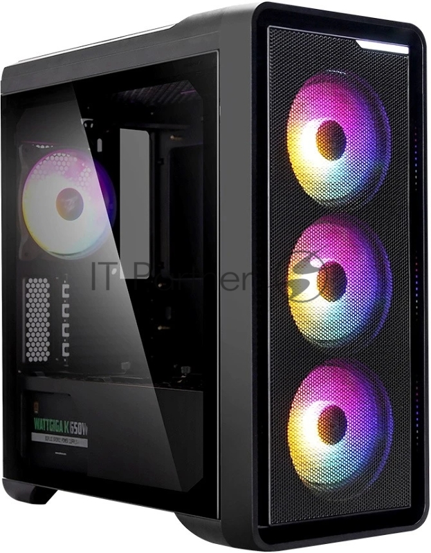Компьютерный корпус MiniTower Zalman M3 plus RGb (mATX, Mini-ITX, USB 2.0x1, USB 3.0x1, без БП) (M3 plus RGb)