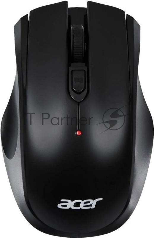 Мышь беспроводная Acer OMR030 черный, 1600 dpi, радиоканал, USB, кнопки - 4