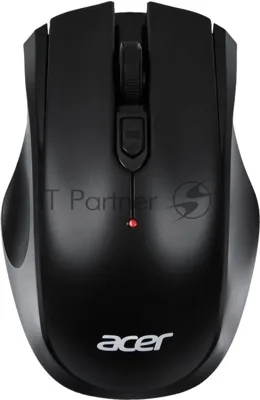 Мышь беспроводная Acer OMR030 черный, 1600 dpi, радиоканал, USB, кнопки - 4