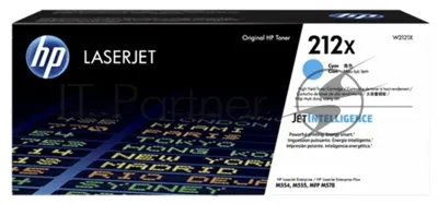 Картридж лазерный HP 212X W2121X голубой для HP CLJ Enterprise M554/M555