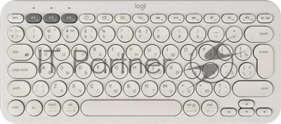 Клавиатура беспроводная Logitech K380, Bluetooth, белый