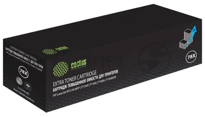 Картридж лазерный Cactus CS-CE278X-MPS черный (3000 стр.) для HP LJ P1566/P1606w