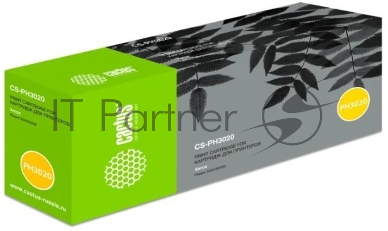 Картридж лазерный Cactus CS-PH3020X (106R03048) черный (3000 стр.) для Xerox Phaser 3020/3020BI