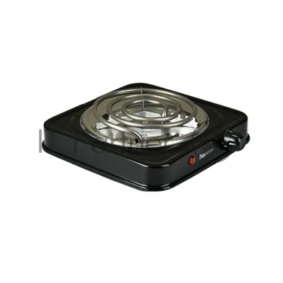 Плита настольная электрическая Blackton Bt HP102B чёрный, 1 кВт, ТЭН, конфорки - 1, нержавеющая сталь, поворотные переключатели