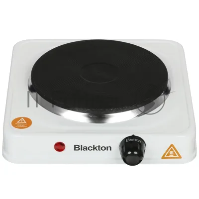 Плита настольная электрическая Blackton Bt HP113W белый, 1 кВт, ТЭН, конфорки - 1, эмаль, поворотные переключатели