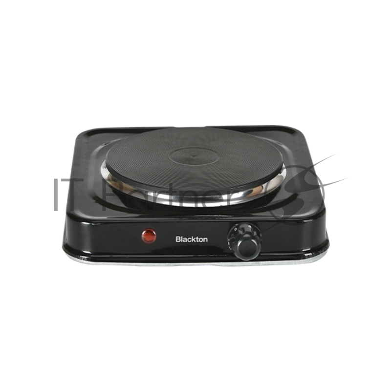 Плита настольная электрическая Blackton Bt HP114B черный, 1 кВт, ТЭН, конфорки - 1, эмаль, поворотные переключатели