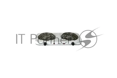 Плита настольная электрическая Blackton Bt HP205W белый, 2 кВт, ТЭН, конфорки - 2, эмаль, поворотные переключатели