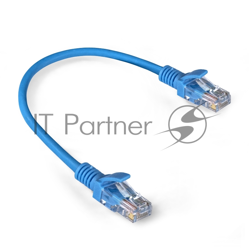 Патч-корд ExeGate EX286371RUS UTP-RJ45-RJ45-5e-0,3M-LSZH-BL, UTP, cat.5e, LSZH, 0.3м, синий