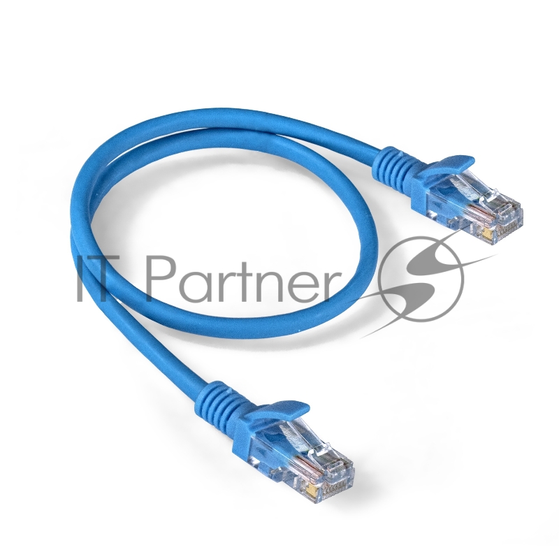 Патч-корд ExeGate EX286380RUS UTP-RJ45-RJ45-5e-0,5M-LSZH-BL, UTP, cat.5e, LSZH, 0.5м, синий