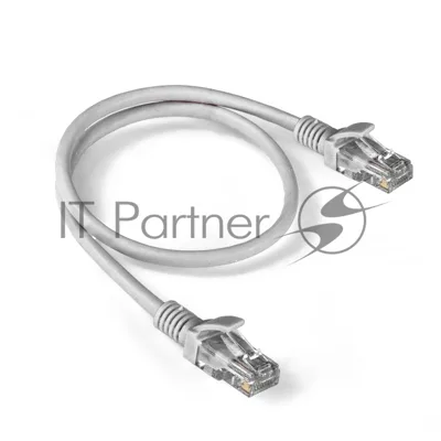 Патч-корд ExeGate EX286379RUS UTP-RJ45-RJ45-5e-0,5M-LSZH-GY, UTP, cat.5e, LSZH, 0.5м, серый