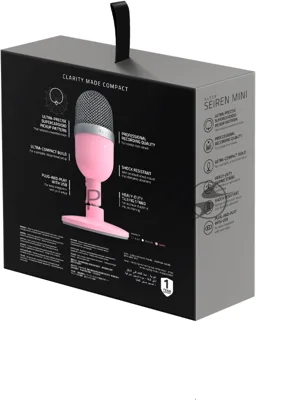 Микрофон Razer Seiren Mini Quartz Razer Seiren Mini Quartz – Ultra-compact Condenser Microphone