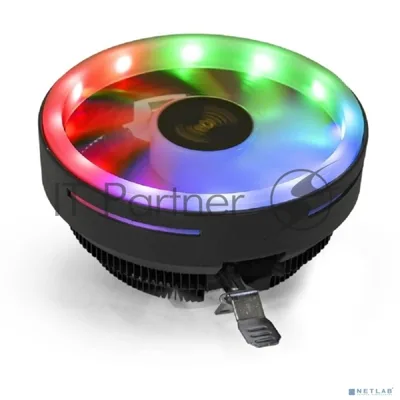 Кулер для процессора ExeGate Dark Magic EE126R-PWM.RGb черный, 120 мм, алюминий, 2000 об/мин, 24 дБ, 4 pin, 100 Вт, 67 мм