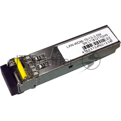 Модуль LANMASTER SFP WDM 1.25G, 1550nm / 1310nm, 3 km, LC, DDM, Cisco