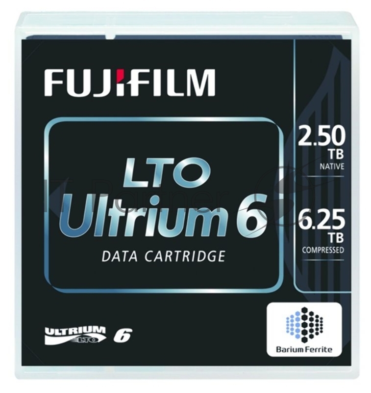 Ленточный накопитель Fujifilm Ultrium LTO6 RW 6,25TB (2,5Tb native) bar code labeled Cartridge (for libraries & autoloaders) (analog C7976A + Label)
