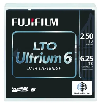 Ленточный накопитель Fujifilm Ultrium LTO6 RW 6,25TB (2,5Tb native) bar code labeled Cartridge (for libraries & autoloaders) (analog C7976A + Label)
