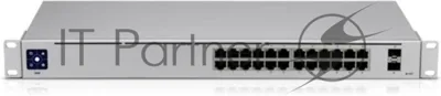 Коммутатор 24PORT 1000M 2SFP USW-24 UBIQUITI