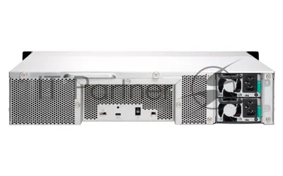 Полка расширения сетевого хранилища без дисков SMB QNAP TL-R1200C-RP USB 3.2 Gen 2 Type-C JBOD storage enclosure, 12-tray 3,5"/2,5" w/o HDD, 2xPSU. Rackmount. W/o rail kit RAIL-B02