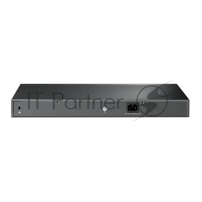 Коммутатор сетевой JetStream 24-port 10/100Mbps + 4-port Gigabit L2 Smart Switch with 24-port PoE+, PoE budget up to 250W, support PoE power management, with abundant L2 features,1U rack mountable, full managed via web UI/CLI/SSH/Telnet/SNMP