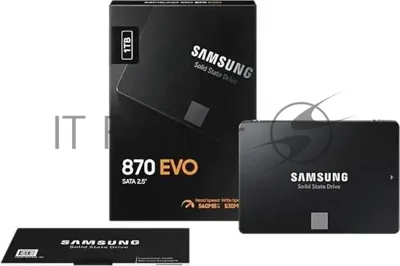 Накопитель SSD Samsung 870 EVO, 1Tb, SATA III, 2.5", R/W 560/530