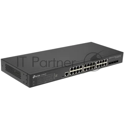 Коммутатор TP-Link TL-SG3428X, 24×1 Гбит/с + 4×10 Гбит/с SFP+ Uplink, управляемый