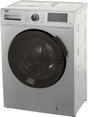 Стиральная машина Beko WSPE6H616S серебристый, загрузка фронтальная 6,5 кг, 1200 об/мин., класс: А++
