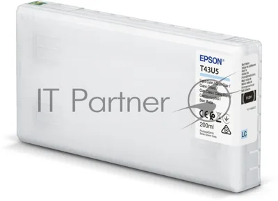 Картридж струйный Epson T43U (C13T43U540) светло-голубой (200 мл) для SureLab SL-D800