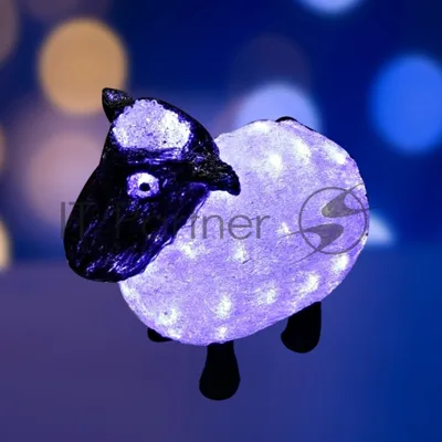 Фигура акриловая светодиодная Neon-night "Овца" 30 см, 56 светодиодов, IP65, 24В