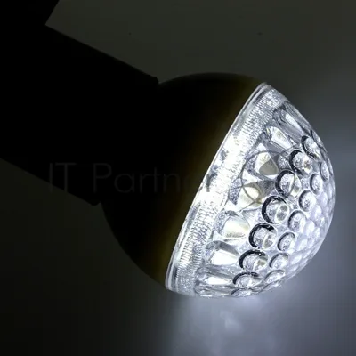 Лампа шар Neon-night e27 9 LED Ø50мм белая