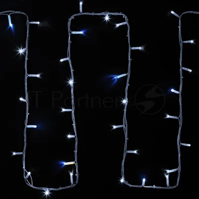Гирлянда Neon-night "Дюраплей LED" 20м 200 LED белый каучук, мерцающий "Flashing" (каждый 5-й диод), Белая