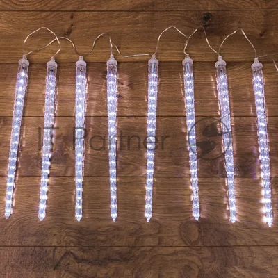 Гирлянда светодиодная Neon-night "Сосульки" 230В, комплект 8 шт х 42 см, 36x8 LED, не соединяются
