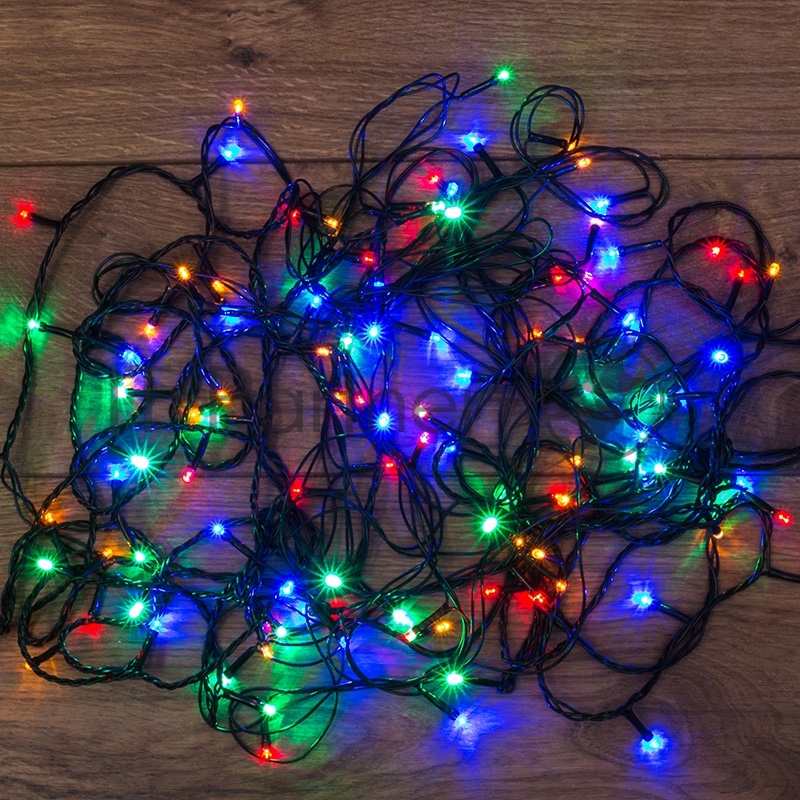Гирлянда светодиодная универсальная 300 LED МУЛЬТИКОЛОР 15 метров с контроллером
