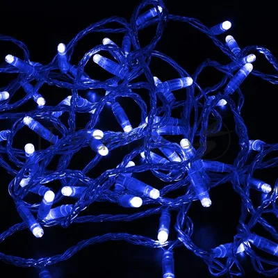 Гирлянда Neon-night Нить 10м, постоянное свечение, прозрачный ПВХ, 24В, Синий