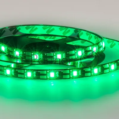 Лента светодиодная с USB коннектором 5 В, 8 мм, IP65, SMD 2835, 60 LED/m, цвет свечения зеленый