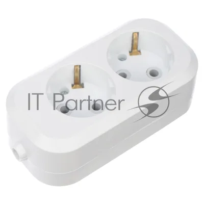 Колодка 2 гнезда с заземлением Rexant