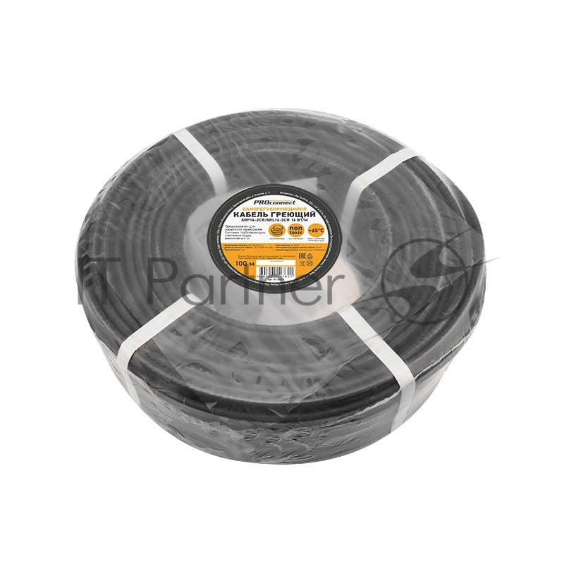 Кабель греющий саморегулирующийся экранированный SRF16-2CR/SRL16-2CR (16 Вт/1 м), 100 м PROconnect