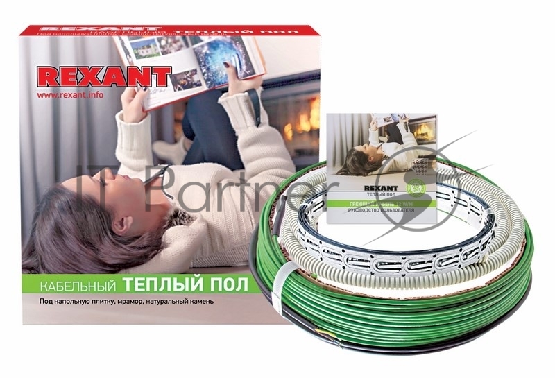 Теплый пол Rexant Slim RNB -30-370 (370Вт/30м/S обогрева, м2: 2,0-3,0) (двух жильный)